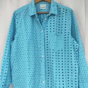 J. Crew Eyelet Shirt
